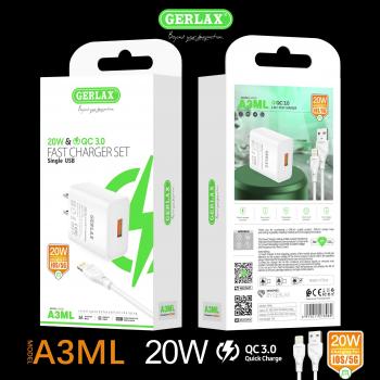 Bộ sạc 20W Gerlax A3M