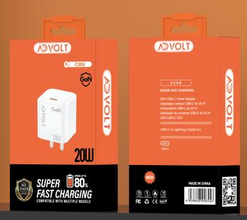 Bộ sạc GaN 20W Advolt CB20G